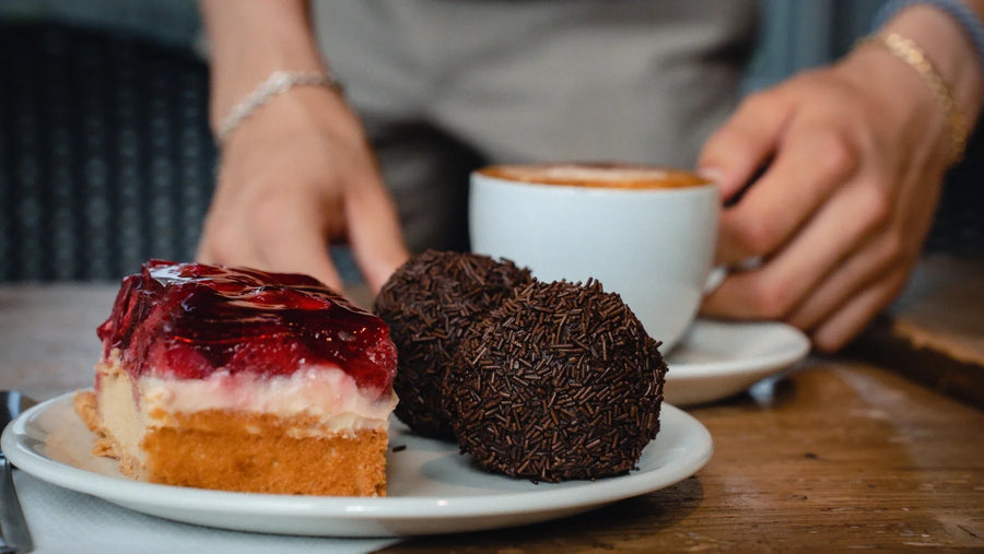 Kuchen und Kaffee für eine kleine Pause bei Künne